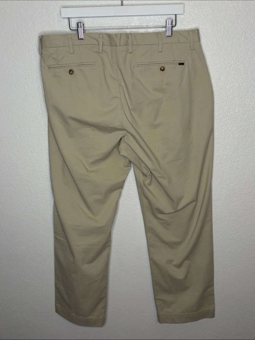 Polo Ralph Lauren Tan Straight Fit Newport Pant Chino Size 38x30 Career Classic